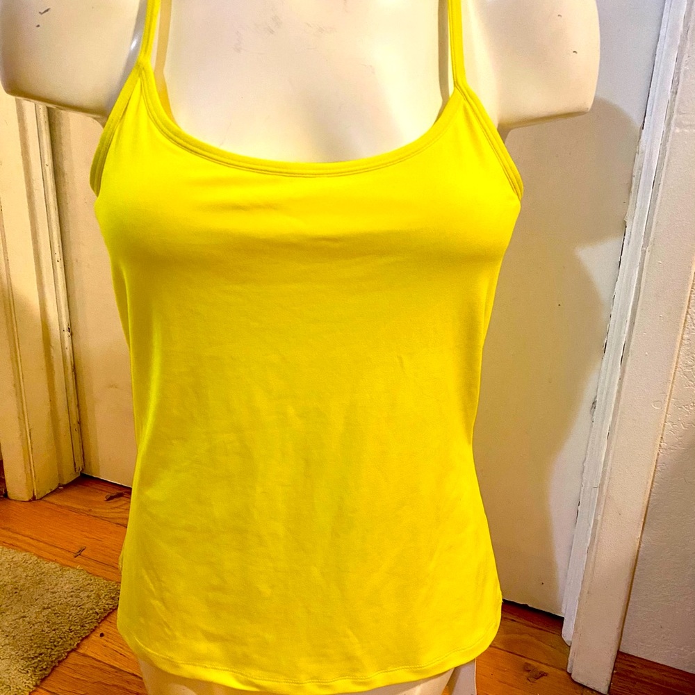 Bright yellow Fabletics top